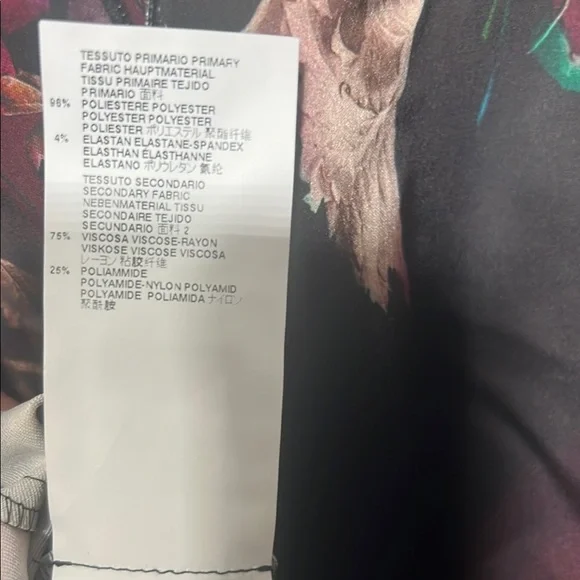 Just Cavalli - Floral Black Dress EU 44 - Picture 8 of 8